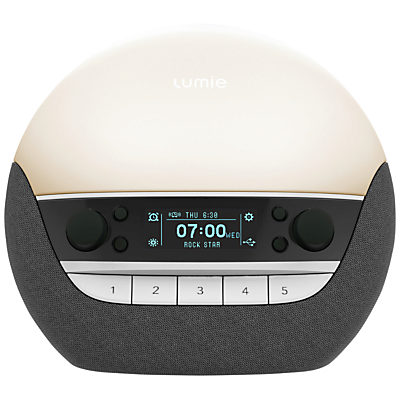 Lumie Bodyclock Luxe 700 Wake up to Daylight SAD Lamp, White Lumie Bodyclock Luxe 700 Wake up to Daylight SAD Lamp, White